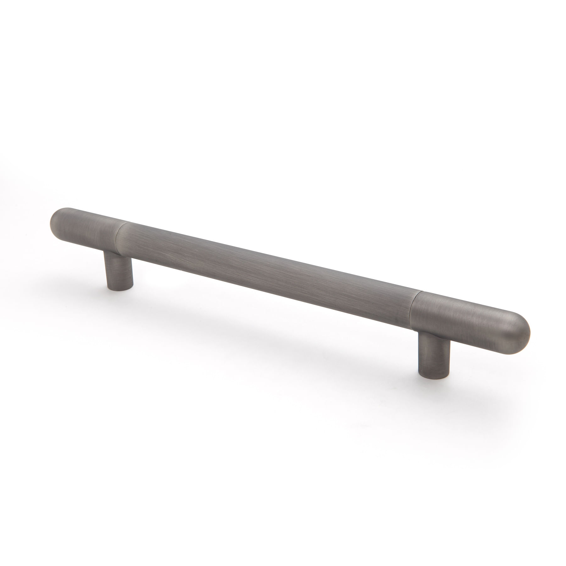 Puxador Alça Reta Valvet Zamac Zen 240 x 33 x 16mm Níquel Velho
