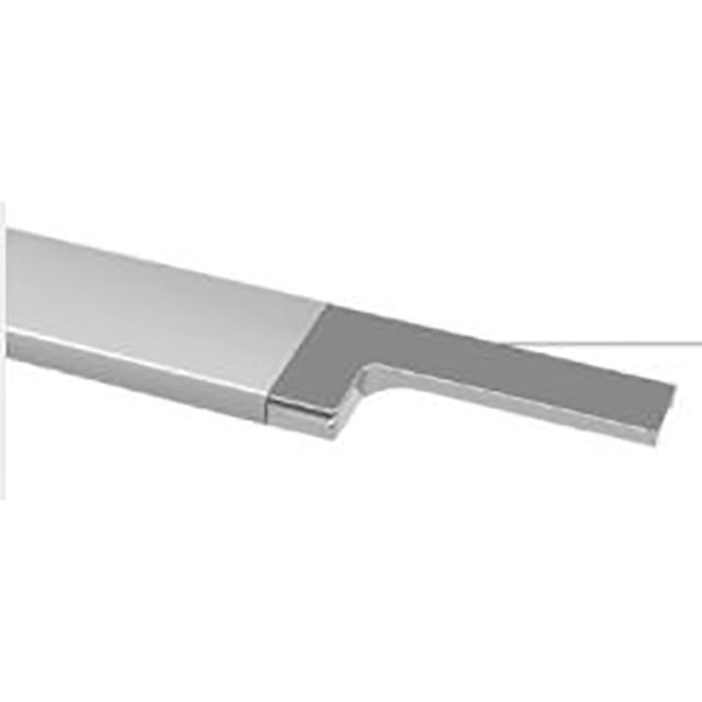 Tampa para Perfil de Alumínio Reta RM183 Zamac 18mm Facetato 2 un